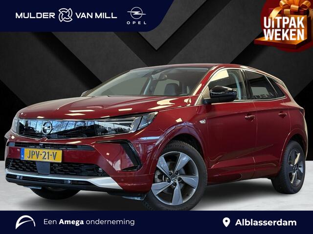 Opel Grandland Elegance 1.2 Turbo 130pk | ALL SEASON BANDEN | AGR-STOEL | LED PIXEL VERLICHTING | 360° CAMERA | DODEHOEKBEWAKING | NAVI | ISOFIX |