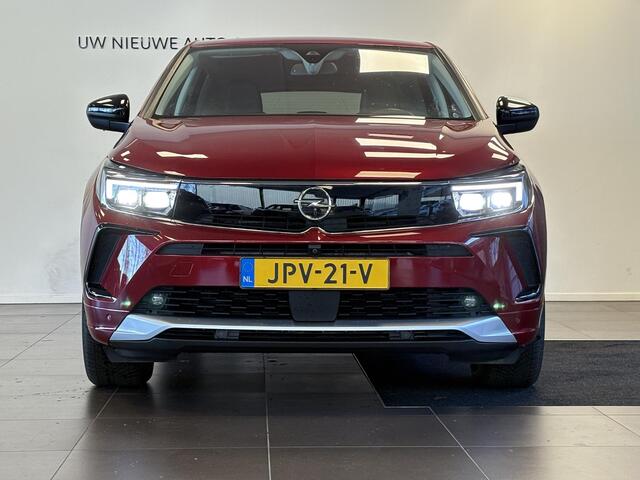 Opel Grandland Elegance 1.2 Turbo 130pk | ALL SEASON BANDEN | AGR-STOEL | LED PIXEL VERLICHTING | 360° CAMERA | DODEHOEKBEWAKING | NAVI | ISOFIX |
