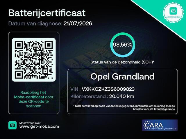 Opel Grandland Electric GS 82 KWH 213PK SOH 98,5% | Warmtepomp | Trekhaak
