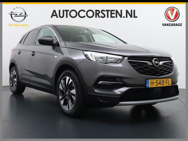 Opel Grandland X T131PK Autom. AGR-Comfort Stoelen Apple Carplay Android Auto Navi Ecc Elek.Achterklep Stuur/Stoelverwarming Cruise Control Pdc Keyless Led Business Executive Regen/Lichtsensor Dodehoeksensor Rijstrooksensor Verkeersbordlezer Winterpakket DAB+ Lmv 18" 1.2 