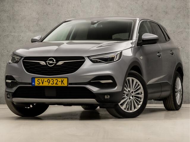 Opel Grandland X 1.2 Turbo Executive Sport Automaat (APPLE CARPLAY, GROOT NAVI, CLIMATE, LED KOPLAMPEN, LEDER, KEYLESS, SPORTSTOELEN, TREKHAAK, CRUISE, LANE ASSIST, NIEUWSTAAT)