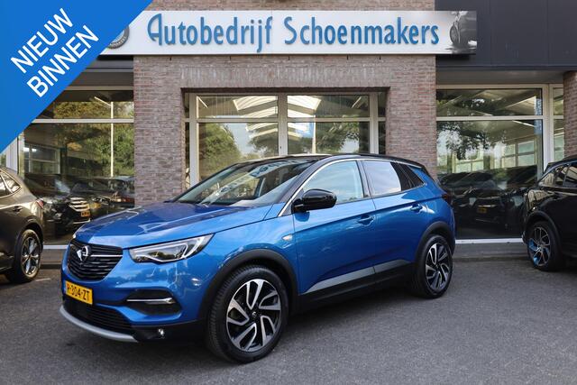 Opel Grandland X 1.2 Turbo Innovation TREKHAAK-AFN 360-CAMERA LEER 4xSTOELVERW MEMORY STOELKOELING CARPLAY DAB RUIT/STUURVERW NAVI CLIMA 19"LMV DUO-TONE ENZ.