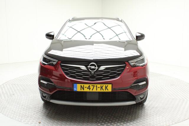 Opel Grandland X 1.6 Turbo Hybrid4 Ultimate 200 pk | automaat | afn. trekhaak | leder | elektr. achterklep | pdc v/a+camera | adapt. cruise | gekoelde/verwarmbare stoelen | dode hoek | carplay | climate | keyless