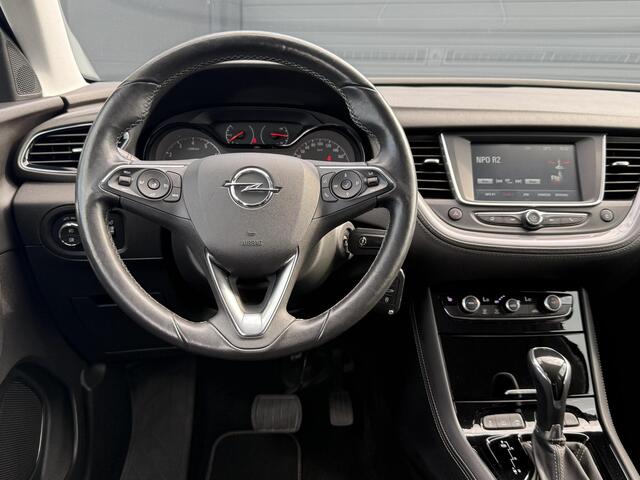 Opel Grandland X 1.2 Turbo Innovation 2e Eigenaar,Automaat,131pk,Trekhaak,Navi,Halfleder,Lm velgen,Stoelverw.Stoelverkoeling,Stuurverw.Dealer Onderhouden,Pdc V+A,Apk tot 07-2026