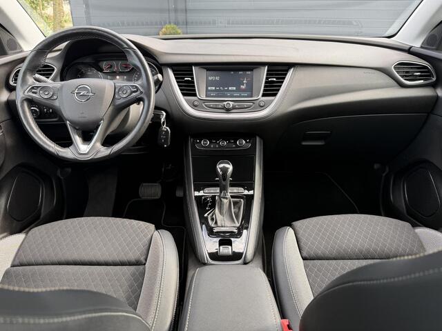 Opel Grandland X 1.2 Turbo Innovation 2e Eigenaar,Automaat,131pk,Trekhaak,Navi,Halfleder,Lm velgen,Stoelverw.Stoelverkoeling,Stuurverw.Dealer Onderhouden,Pdc V+A,Apk tot 07-2026
