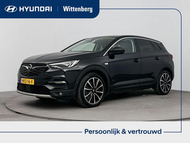 Opel Grandland X 1.6 Turbo Hybrid4 Elegance | Comfortstoelen | Trekhaak | Trekgewicht 1250kg | Navigatie | Camera | All Season banden | Parkeersensoren |