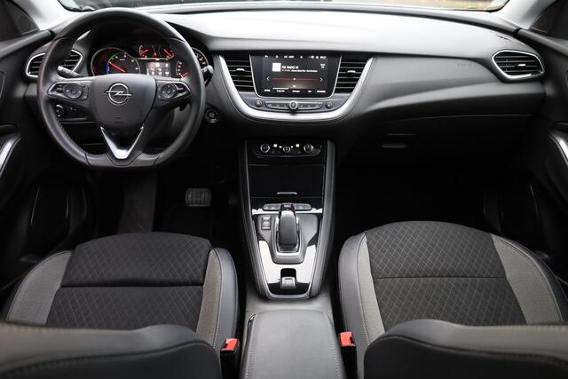 Opel Grandland X 1.6 Turbo Hybrid Ultimate CARPLAY HALF-LEER 2xPDC CRUISE NAVI CLIMA 18"LMV+ALL-SEASONS! ELEC.ACHTERKLEP ENZ.