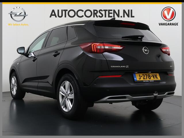 Opel Grandland X T131PK Trekhaak AGR Navi Apple Carplay Android 1/2 Leer Cruise Control Pdc ECC Ergocomfort Stoel Business Executive Lmv Privacy Glas Led DAB+ Regen-Lichtsensor Lane Assist 1.400KG Trekgewicht 1e Eigenaar Origineel Nederlandse Auto ¤ 34.000