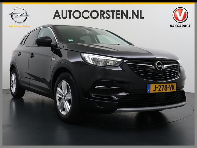 Opel Grandland X T131PK Trekhaak AGR Navi Apple Carplay Android 1/2 Leer Cruise Control Pdc ECC Ergocomfort Stoel Business Executive Lmv Privacy Glas Led DAB+ Regen-Lichtsensor Lane Assist 1.400KG Trekgewicht 1e Eigenaar Origineel Nederlandse Auto ¤ 34.000