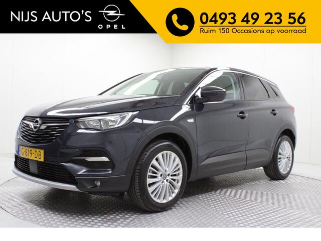 Opel Grandland X 1.2 Turbo Innovation | dealer onderhouden | trekhaak | elektr. achterklep | climate | navi | pdc v/a+camera | dode hoek | carplay | spiegel elektr. inklapbaar | cruise | bluetooth
