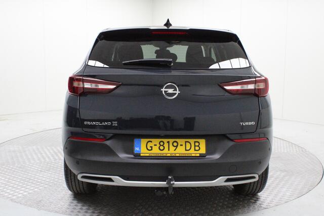 Opel Grandland X 1.2 Turbo Innovation | dealer onderhouden | trekhaak | elektr. achterklep | climate | navi | pdc v/a+camera | dode hoek | carplay | spiegel elektr. inklapbaar | cruise | bluetooth