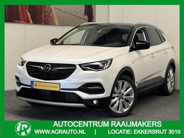 Opel Grandland X 1.6 TURBO HYBRID4 ELEGANCE NAVIGATIE CRUISE CONTROL APPLE CARPLAY/ANDROID RIJSTROOKSENSOREN DODEHOEKSENSOREN KEYLESS GO ACHTERUITRIJCAMERA AFN. TREKHAAK ZEER MOOI !!