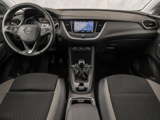 Opel Grandland X 1.2 Turbo Sport (APPLE CARPLAY, GROOT NAVI, CAMERA, CLIMATE, LEDER, SPORTSTOELEN, KEYLESS, GETINT GLAS, TREKHAAK, NIEUWSTAAT)