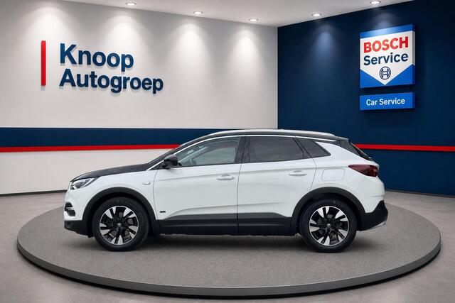 Opel Grandland X 1.6 Turbo Hybrid4 Ultimate | Camera | ACC | Navi | Elektrische achterklep | Clima | Stoelverwarming | Lm velgen | ( Vestiging - Vianen, 0347-371248 )
