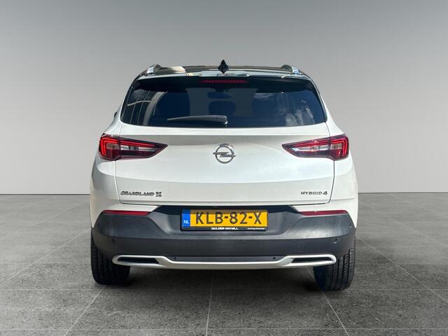 Opel Grandland X Ultimate+ 1.6 PHEV Hybrid4 300pk e-EAT8 4x4 | NAPPA LEDER | HANDSFREE A.KLEP | PEARL WHITE | PARK ASSIST | STOELKOELING + VERWARMING | MASSAGE | MEMORY | ADAPTIVE CRUISE | AGR-STOELEN |