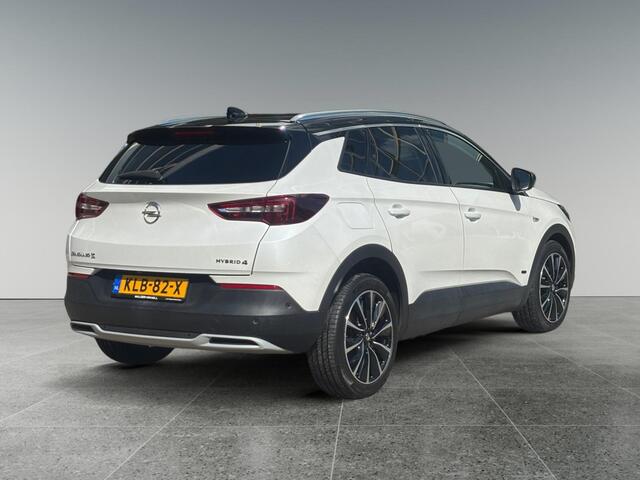 Opel Grandland X Ultimate+ 1.6 PHEV Hybrid4 300pk e-EAT8 4x4 | NAPPA LEDER | HANDSFREE A.KLEP | PEARL WHITE | PARK ASSIST | STOELKOELING + VERWARMING | MASSAGE | MEMORY | ADAPTIVE CRUISE | AGR-STOELEN |
