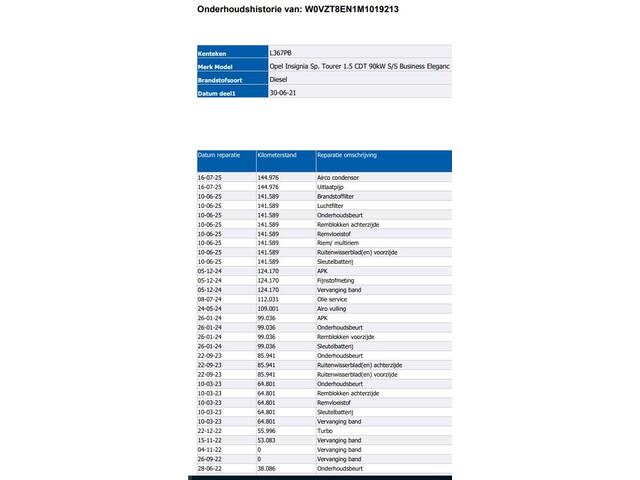 Opel INSIGNIA Sports Tourer 1.5 CDTI Business Elegance / Leder / Trekhaak / Pdc.+Camera / Stoel-Stuurverwarming / Xenon / Airco-ecc./
