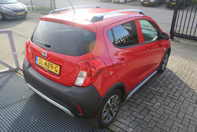 Opel KARL 1.0 Rocks Online Edition Automaat/1ste eigenaar/Orig.NL auto/Airco/Parkeersensoren/Apple car play/Bluetooth/Cruise Control/Centrale vergrendeling/Elektrische ramen/Slechts 17.000 km.