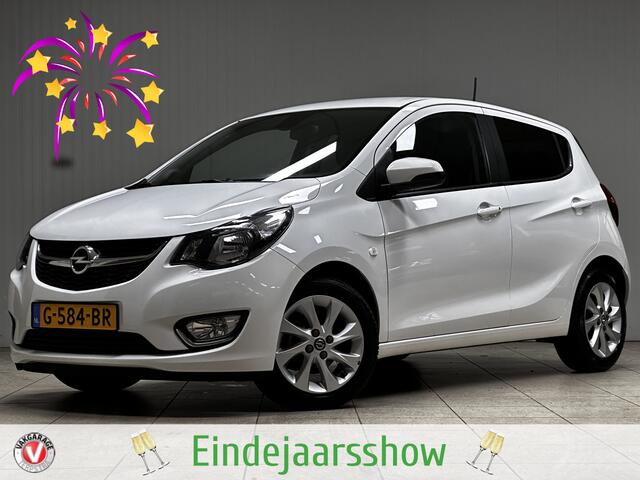Opel KARL 1.0 ecoFLEX Innovation/ Apple+Android/ DAB+/ 15''LMV/ Half-LEDER/ Clima/ Navi/ Cruise/ Bluetooth/ Multi.LEDER.Stuur/ Elek.pakket/ Isofix/ C.V.Afstand.