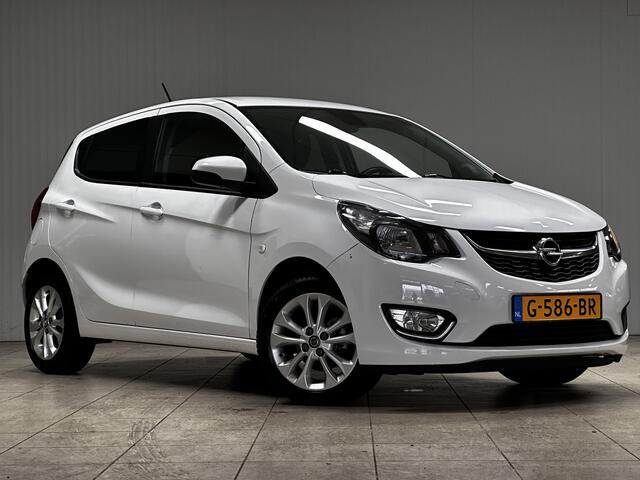 Opel KARL 1.0 ecoFLEX Innovation/ Apple+Android/ DAB+/ 15''LMV/ Half-LEDER/ Clima/ Navi/ Cruise/ Bluetooth/ Multi.LEDER.Stuur/ Elek.pakket/ Isofix/ C.V.Afstand.