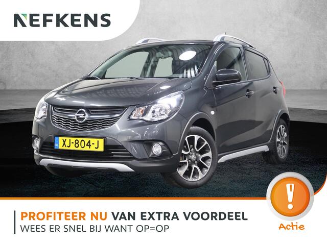 Opel KARL 1.0 Rocks Online Edition | 1ste eigenaar | AppleCarPlay/AndroidAuto | Navigatie | Parkeersensoren | Airco | 15"LMV | Cruise Control | Isofix | Privacy Glass | DAB Radio | Buitenspiegels Elektrisch Verstelbaar | Centrale Deurvergrendeling met Afstandsbedie