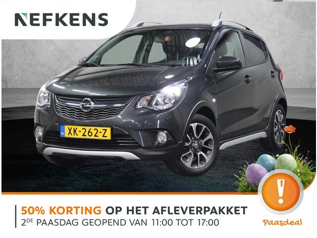 Opel KARL 1.0 Rocks Online Edition | AppleCarPlay/Android | Airco | Cruise Control | Parkeersensoren | 15"LMV | Isofix | Privacy Glass | DAB Radio | Buitenspiegels Elektrisch Verstelbaar | Centrale Deurvergrendeling met Afstandsbediening |