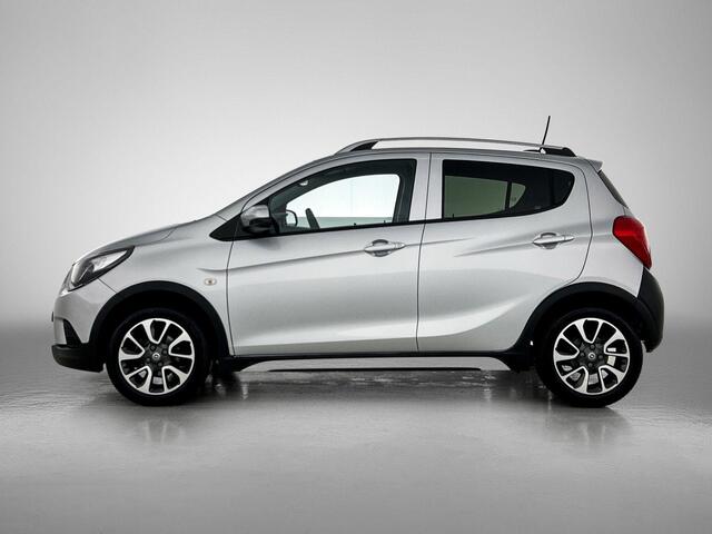 Opel KARL 1.0 Rocks Online Edition 75PK | 1ste eigenaar | AppleCarplay/AndroidAuto | Airco | Bluetooth | 15"LMV | Isofix | LED | Privacy Glass | Parkeersensoren | DAB Radio | Dakrails |