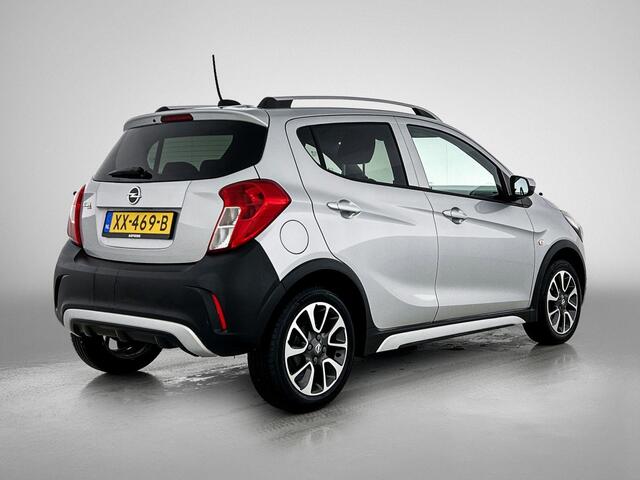 Opel KARL 1.0 Rocks Online Edition 75PK | 1ste eigenaar | AppleCarplay/AndroidAuto | Airco | Bluetooth | 15"LMV | Isofix | LED | Privacy Glass | Parkeersensoren | DAB Radio | Dakrails |