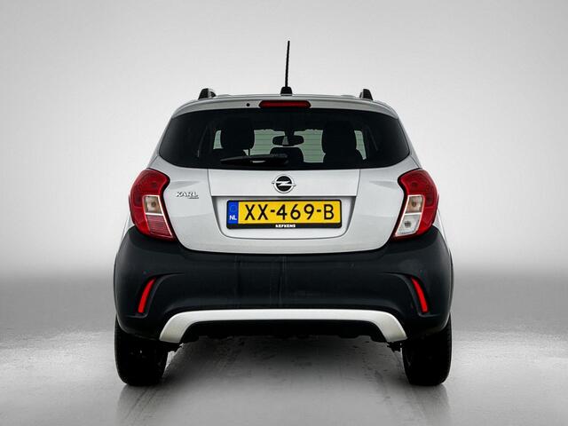Opel KARL 1.0 Rocks Online Edition 75PK | 1ste eigenaar | AppleCarplay/AndroidAuto | Airco | Bluetooth | 15"LMV | Isofix | LED | Privacy Glass | Parkeersensoren | DAB Radio | Dakrails |