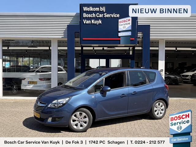 Opel MERIVA 1.4 Turbo Blitz / NL-Auto / 1e-Eigenaar / Stuur-Stoelverwarming / Cruise-Control / Trekhaak / Climate-Control / Radio-Bluetooth / Navi / PDC V+A / Camera / 16'' LMV / ENZ.