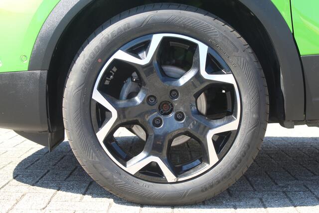 Opel MOKKA 1.2 Turbo Ultimate*Automaat* Navigatie/Virtual cockpit/Adaptive cruise control/Achteruitrijcamera/Parkeersensoren rondom/Apple carplay/Dodehoek detectie/Stoelverwarming/Stuurverwarming/Climate control/DAB/Lane assist/18'' Lichtmetalen velgen.