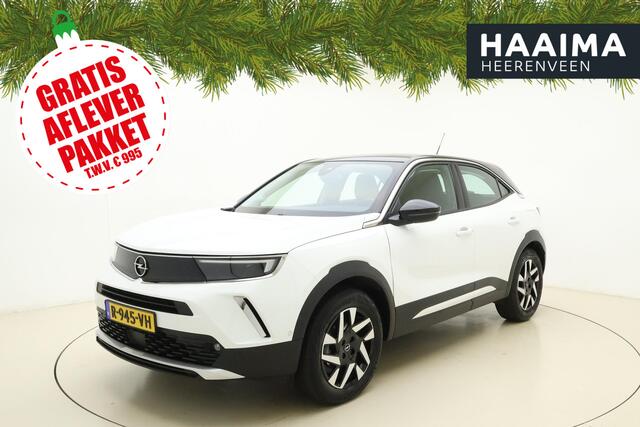 Opel MOKKA 1.2 Turbo 130pk Automaat Elegance | Lederen bekleding | Trekhaak | Camera | Keyless | Navigatie | Stoel- en Stuurverwarming | Zwart dak