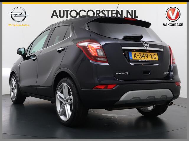Opel MOKKA X 1.4 Turbo 141PK Leder AGR Comfort Stoelen Navi Camera Ecc Cruise Control Schuif-kanteldak Apple Carplay Android Auto Bi-Fuel Online Edition Stoel+Stuurverwarming Lmv Led Privacy Glas Pdc Zeer luxe en complete Opel Mokka!