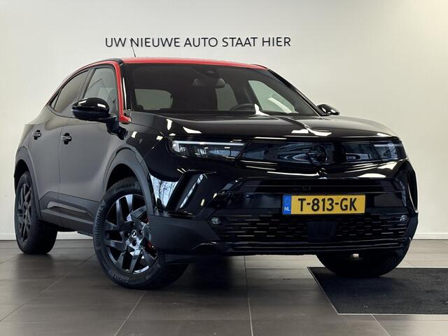 Opel MOKKA Electric GS 3-FASEN 50kWh 136pk | NAPPA LEDER | TWO-TONE! | 180° CAMERA | NAVI PRO | ISOFIX | FULL LED | 11 kW BOORDLADER | STUURVERWARMING | APPLE CARPLAY / ANDROID AUTO |