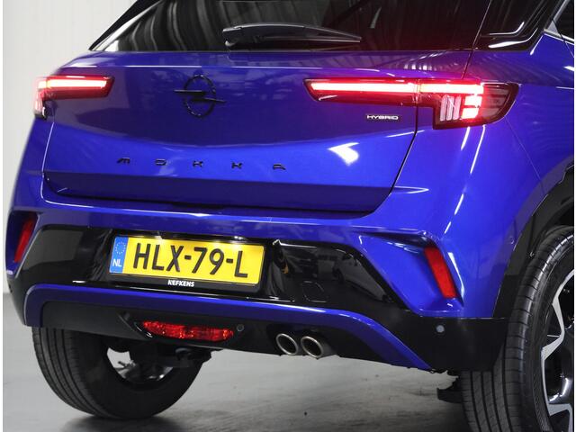 Opel MOKKA 1.2 145PK Hybrid GS | 1ste eigenaar | Alcantara | Stoel/Stuurverwarming | Massagestoel | FULL LED | Camera | Two-tone | Privacy Glass | AppleCarPlay/AndroidAuto | Navigatie | Adaptief Cruise Control | Keyless | Isofix |