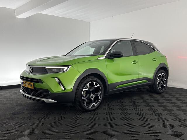 Opel MOKKA Mokka-e Ultimate 50-kWh 7.4kw bl. [ 3-Fase ] {SOH-84%} (INCL-BTW) *FULL-LED | LEATHER-MICROFIBRE | ADAPTIVE-CRUISE | HEATED-SPORTSEATS | DAB+ | KEYLESS | DIGI-COCKPIT | CARPLAY | AMBIENT-LIGHT | CAMERA | LANE-ASSIST | 18"ALU*