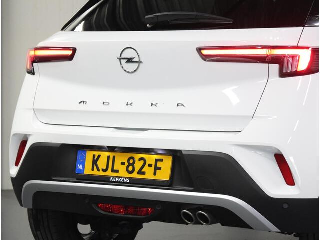 Opel MOKKA 1.2 130PK Ultimate | 1ste eigenaar | Alcantara | Stoel/Stuurverwarming | Massagestoel | FULL LED | Camera | Two-tone | Privacy Glass | AppleCarPlay/AndroidAuto | Navigatie | Adaptief Cruise Control | Keyless | Isofix |