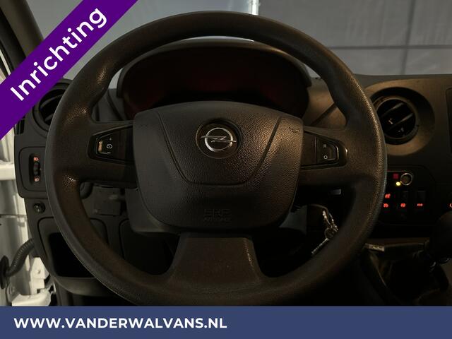 Opel MOVANO 2.3 CDTI 146pk L2H2 Inrichting Euro6 Airco | Camera | Navigatie | Cruisecontrol | 2500kg Trekhaak Parkeersensoren, Bijrijdersbank