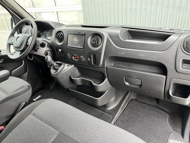 Opel MOVANO 2.3 CDTI BiTurbo 146pk 750kg laadklep Zijdeur Airco cruise controle Trekhaak 2500kg Telefoonverbinding Navigatiesysteem 3-Persoons bakwagen verhuiswagen Meubelbak euro 6