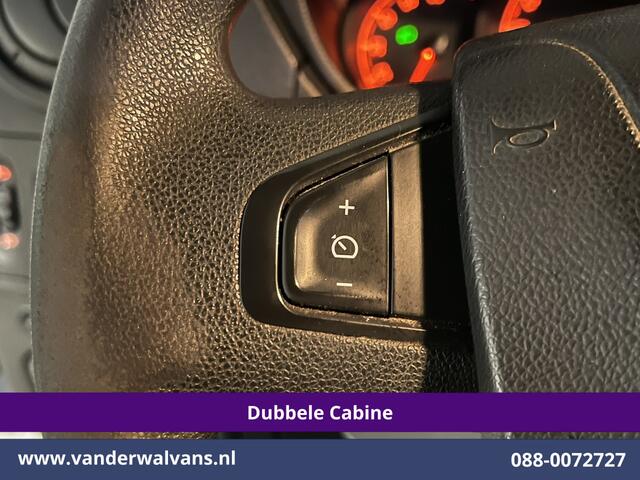 Opel MOVANO 2.3 Turbo 146pk L2H2 Dubbele cabine Euro6 Airco | Imperiaal | Omvormer | 2500kg Trekhaak Navigatie, Camera, Cruisecontrol, Parkeersensoren, 5-zits