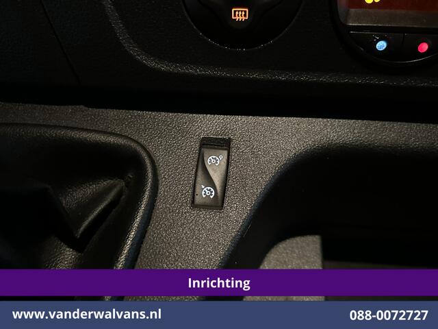 Opel MOVANO 2.3 Turbo 150pk L2H2 Inrichting Euro6 Airco | Imperiaal | 2500kg Trekhaak | Omvormer | Camera | Navigatie Cruisecontrol, Parkeersensoren, trap