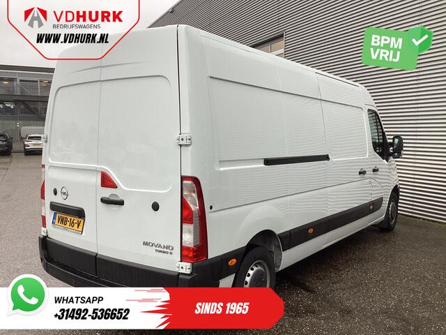 Opel MOVANO 2.3 Turbo 136PK L3H2 Climate/ Cruise/ Camera/ Navi/ PDC / 2,5T trekgew/ 270 Deuren/ NL Auto