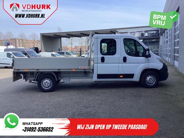 Opel MOVANO 2.2 140 pk DC Dubbel Cabine Open Laadbak/ 7 Pers./ 2.5t Trekverm./ Cruise/ Airco/ 288x215x35/ Pick up