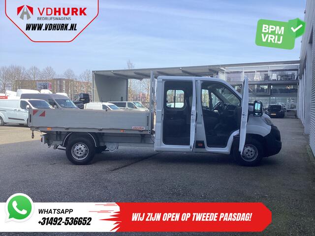 Opel MOVANO 2.2 140 pk DC Dubbel Cabine Open Laadbak/ 7 Pers./ 2.5t Trekverm./ Cruise/ Airco/ 288x215x35/ Pick up