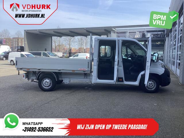 Opel MOVANO 2.2 140 pk DC Dubbel Cabine Open Laadbak/ 7 Pers./ 2.5t Trekverm./ Cruise/ Airco/ 288x215x35/ Pick up