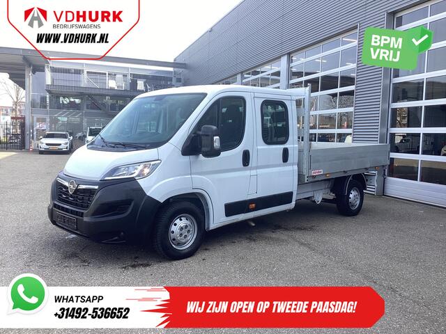 Opel MOVANO 2.2 140 pk DC Dubbel Cabine Open Laadbak/ 7 Pers./ 2.5t Trekverm./ Cruise/ Airco/ 288x215x35/ Pick up