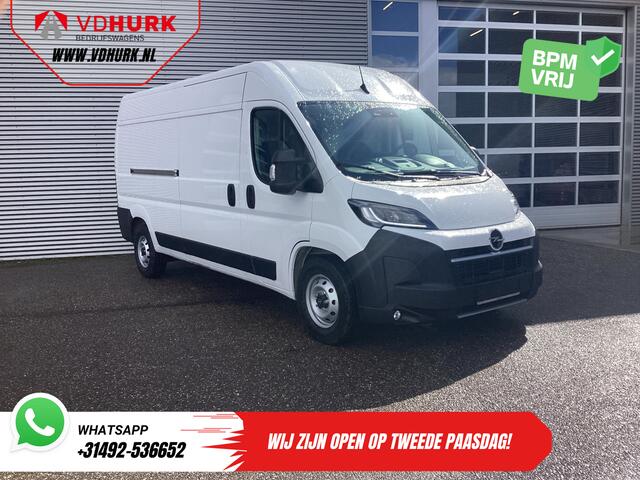 Opel MOVANO 2.2 140 pk L3H2 LED/ Virtual Cockpit/ 3.0t Trekverm./ 270Gr.Deuren/ Carplay/ Climate/ Navi/ Camera/ Cruise/ PDC