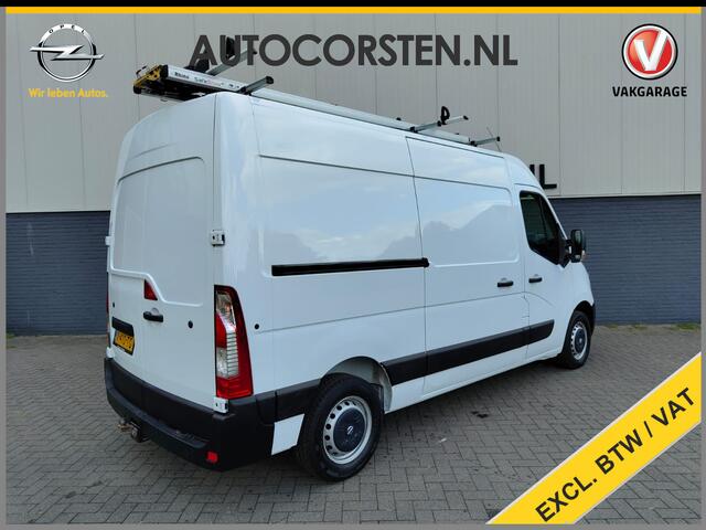 Opel MOVANO 2.3CDTI 146PK Bi-Turbo L2H2 3-Persoons Airco Cruise Trekhaak Pdc Schuifdeur ESP Bluetooth Betonplex Vloer Wandbetimmering EURO6 2.500KG Trekgewicht