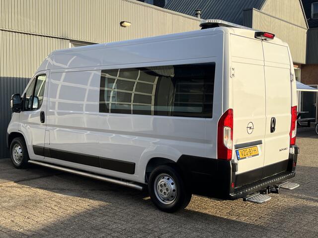 Opel MOVANO 2.2D 140 L3H2 Kastinrichting Airco Cruise controle Trekhaak 2500kg trekgewicht Apple carplay Omvormer 220V Werkplaatsinrichting 3-Persoons Achterruitrij camera Sortimo 1e eigenaar