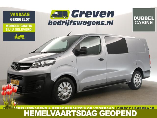 Opel VIVARO 2.0 CDTI L3H1 | Dubbele Cabine | 5 Persoons | 360Camera Airco Carplay Cruise Trekhaak Navi PDC